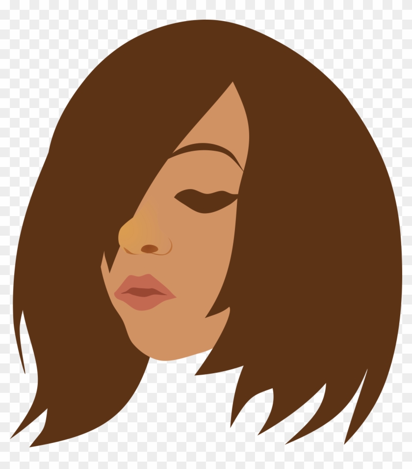 Hair Down Clipart #261114