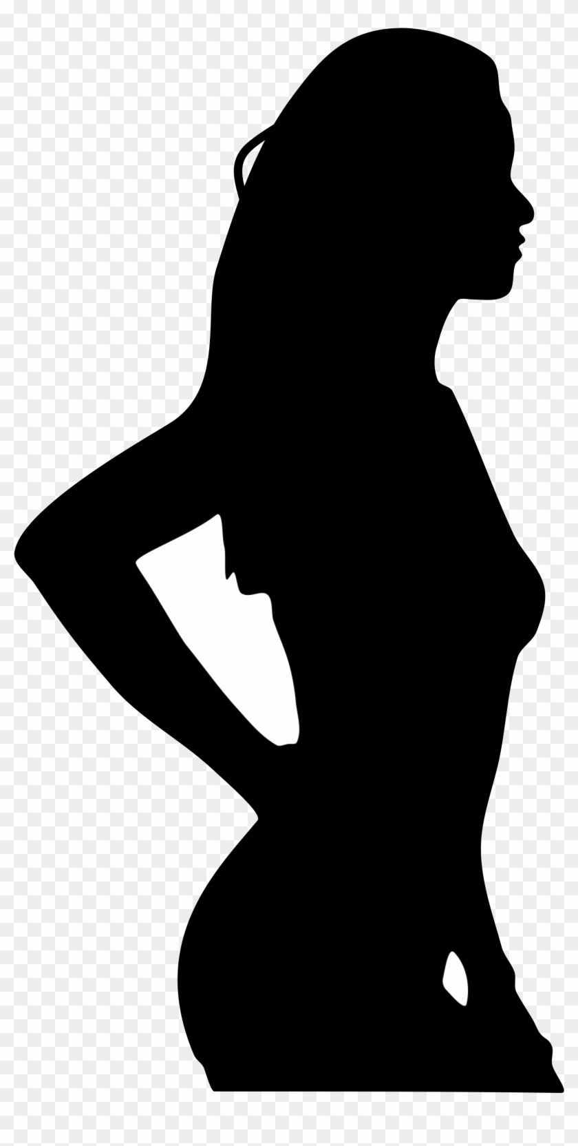 female silhouette full body