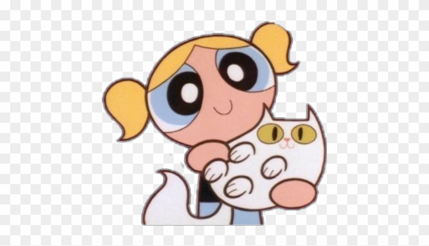 Freetoedit Ppg Powerpuffgirls Bubbles Cute - Bubbles Powerpuff Girls Cat #261120