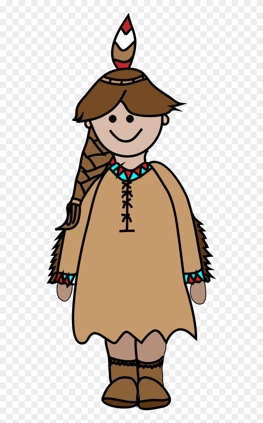 Indian Girl - Clip Art #261148