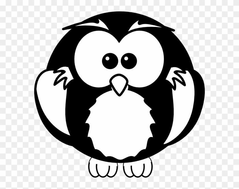 Reading - Owl - Clipart - Black - And - White - Owl Black & White #261160