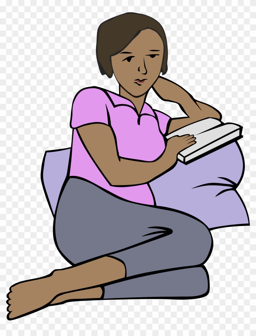 Big Image - Adult Reading Clipart #261168