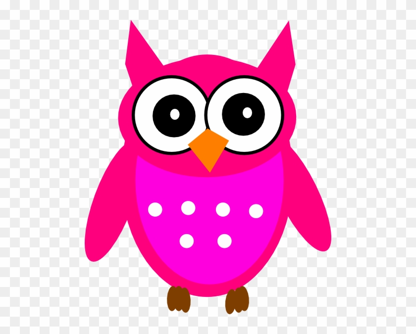 Pink Owl Clip Art - Transparent Background Wise Owl Clipart #261229