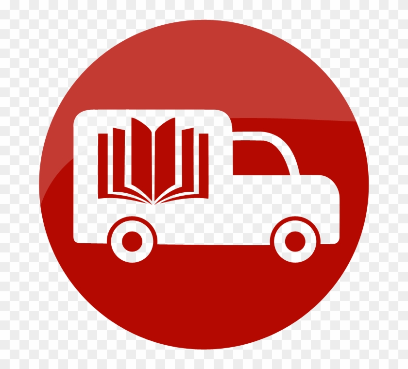 Red Book Clip Art - Book Truck Logo #261275