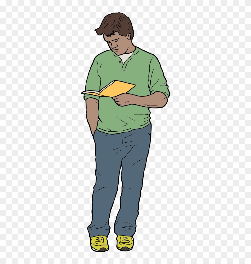 Images Of People Reading - Teenager Clip Art #261292