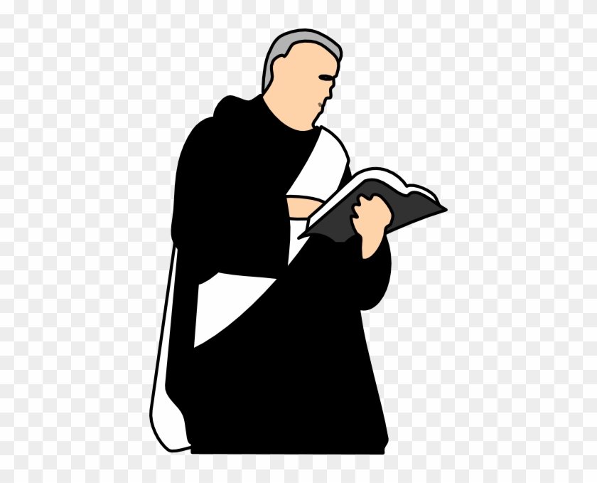 Priest Clip Art At Clker - Priest Clipart Png #261294