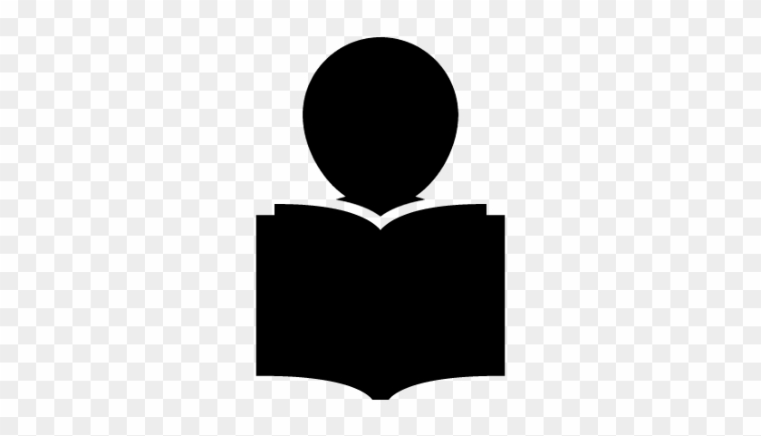 Read Symbol Of A Student Reading Vector - Student Symbol #261365