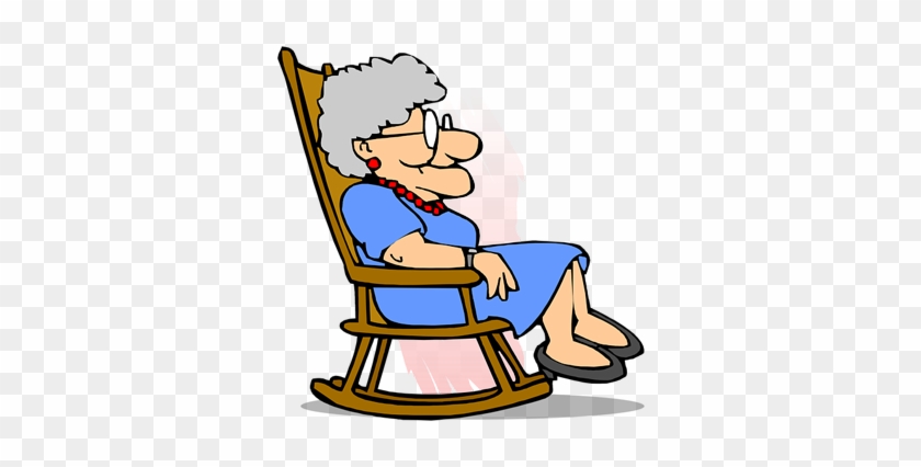 Old Lady Rocking Chair Gif #261382