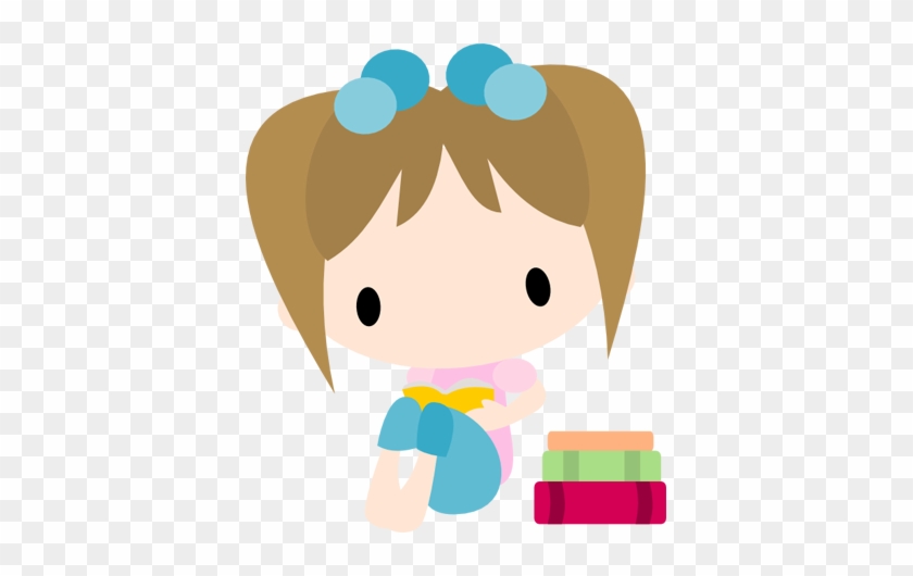 Chibi Girl Reading - Chibi Reading Girl #261386