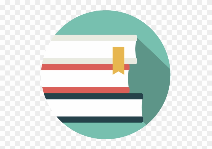 Around The Library - Books Circle Icon Png #261429