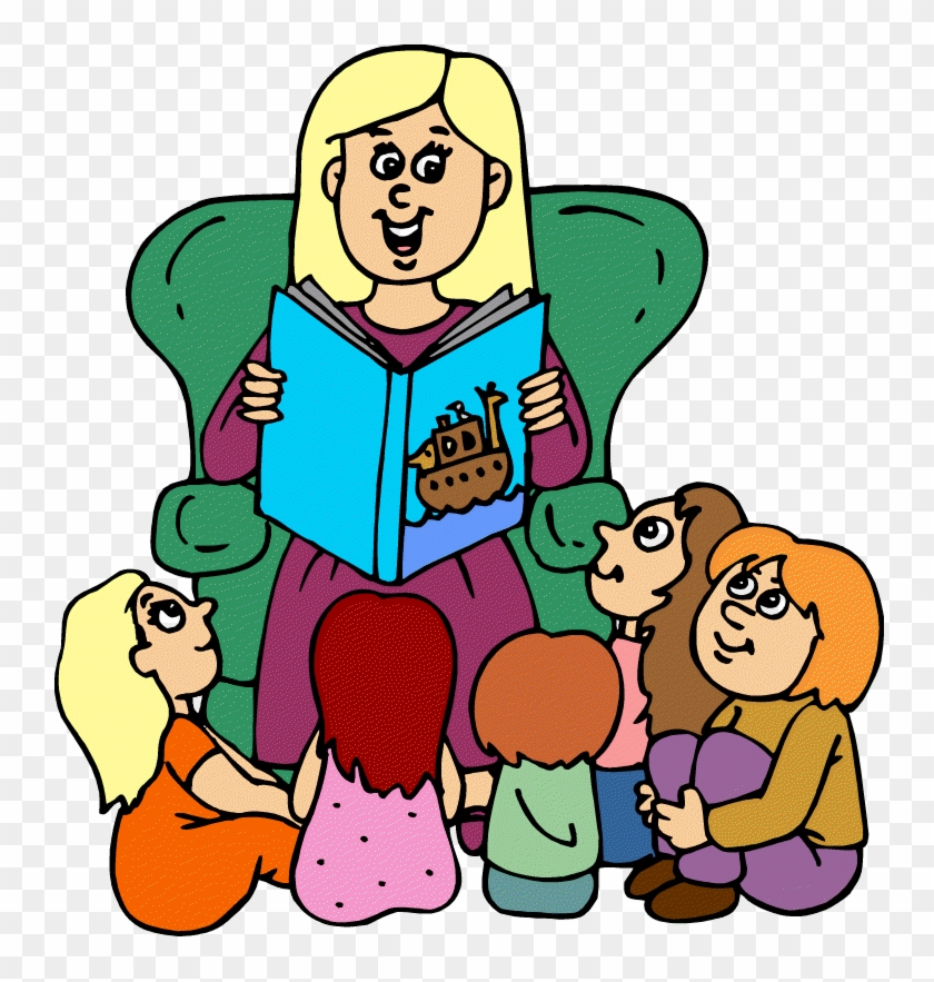 Reading-aloud Clipart Image - Listen To A Story #261432