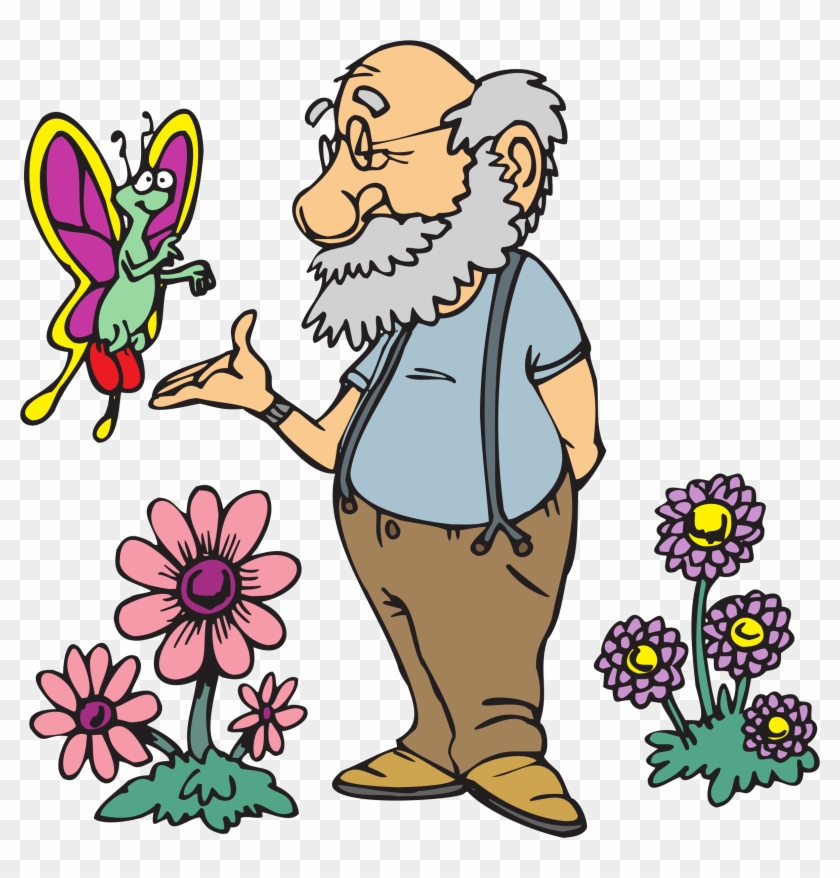 Big Image - Old Man With A Beard Cartoon #261511