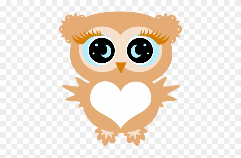 Fancy Lash Owls - Teal Owl Clipart #261528