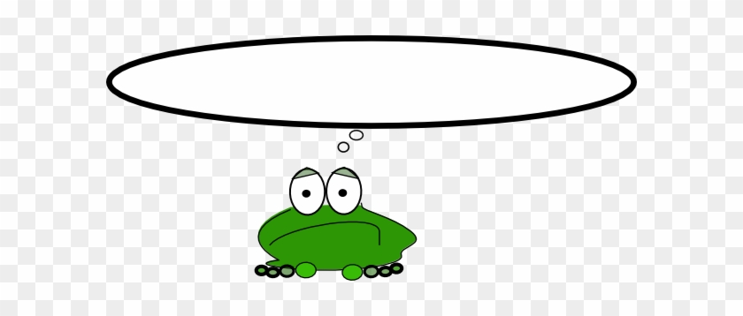 Blank Thinking Frog Big Clip Art - Thinking Blank #261565