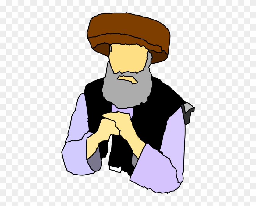 Old Man Cluching Fists Clip Art - Sheikh Clipart #261573