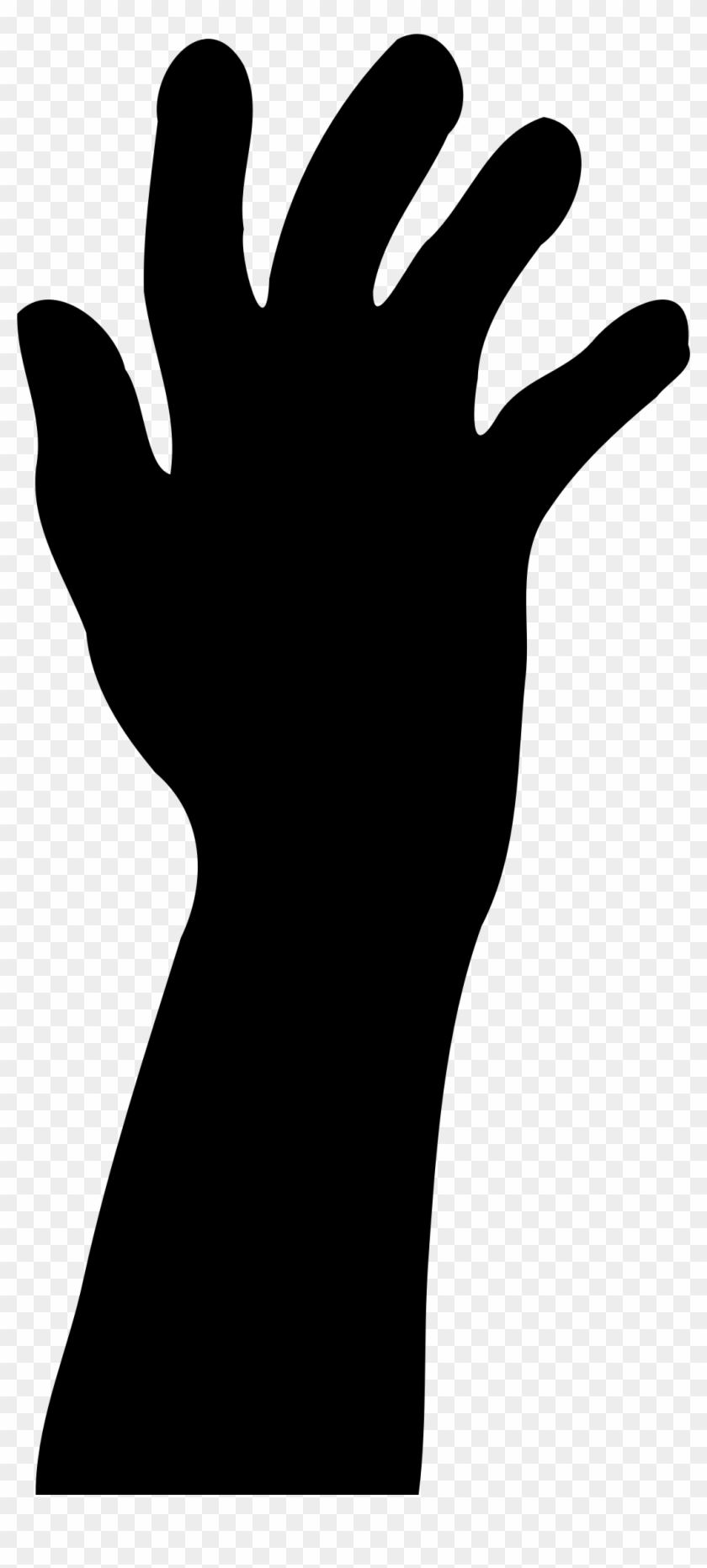 Clipart - Hand Silhouette Png #261577