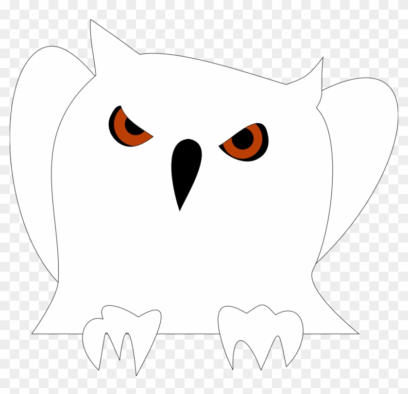 Owl Outline Clip Art - Clip Art #261600