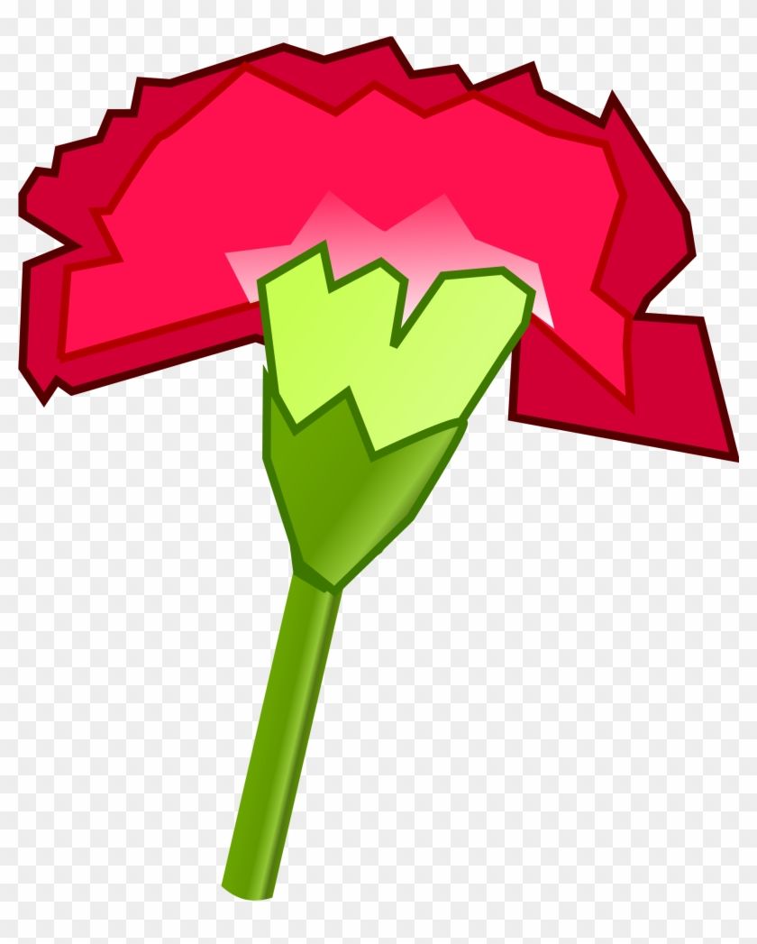 Free Vector Carnation Flower Clip Art - Carnation Cartoon #261633