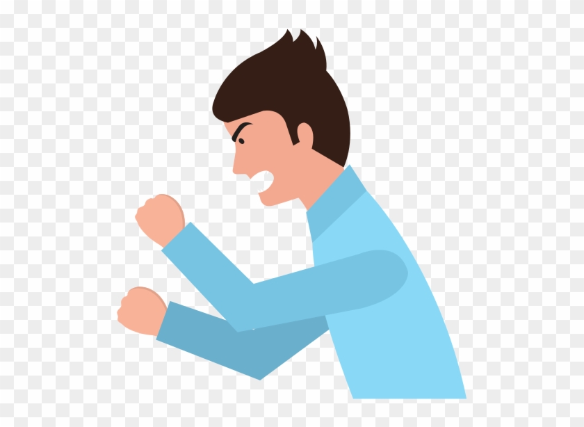 annoyed person clipart