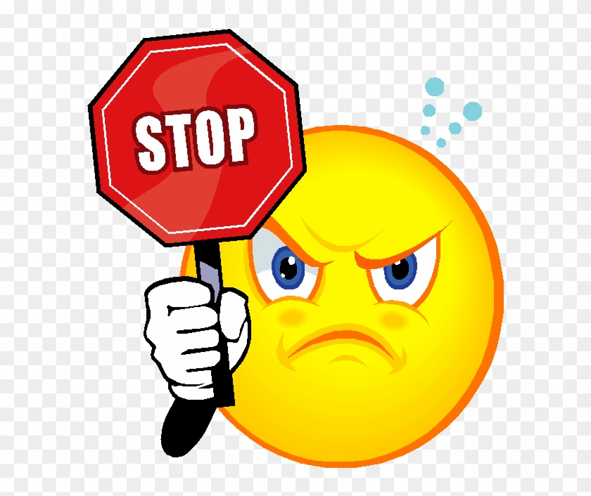 Stop Clipart Angry - Stay Safe Online Gifs #261653