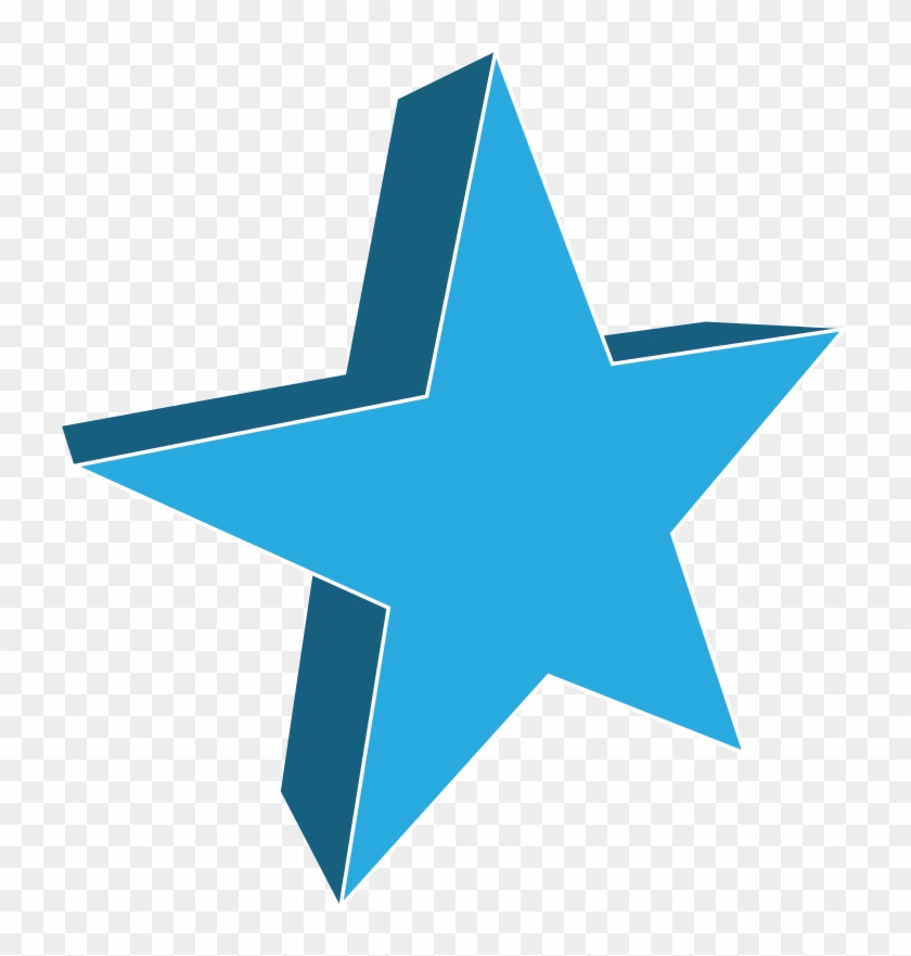 Free 3d Star - Star Logo 3d Png #261663