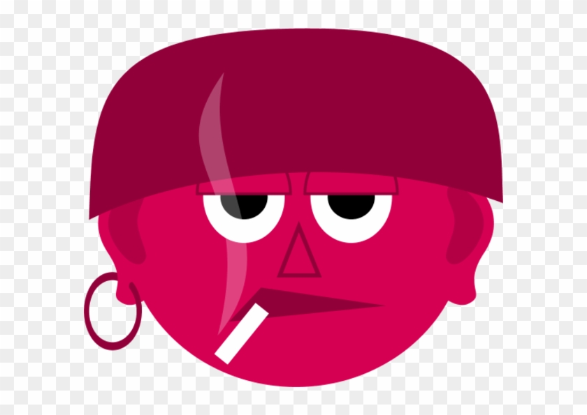 Man Face Bad Guy Smoking Clipart - Bad Guy #261680