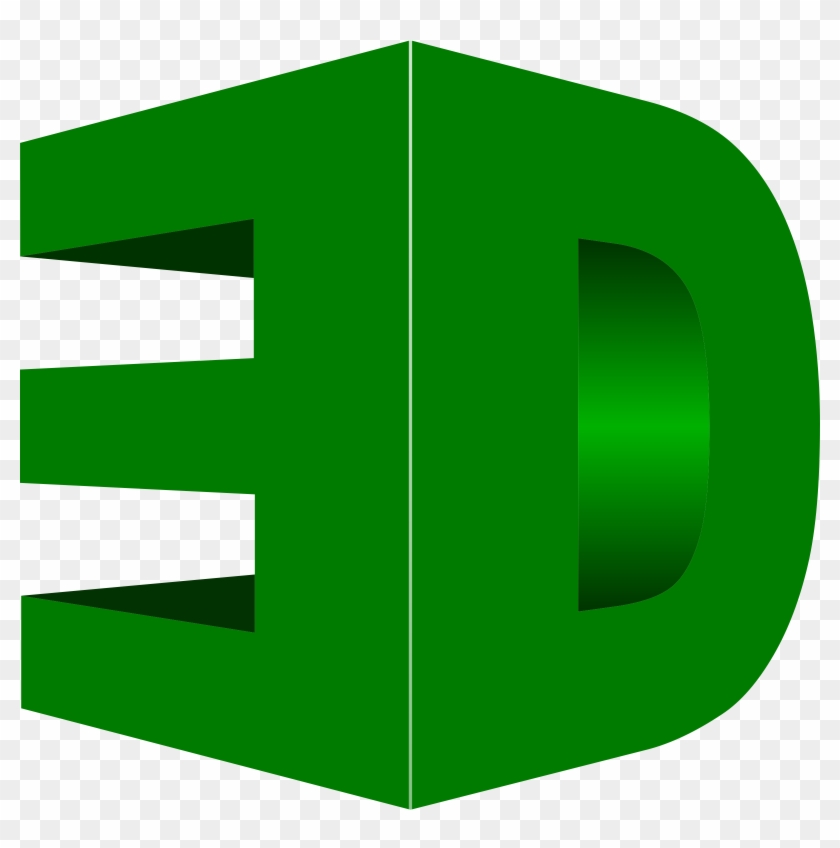 Free 3d - Green Logo Png 3d #261698