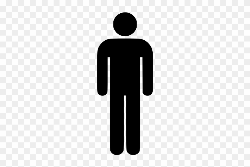 Mens Bathroom Sign - Person Icon Black #261754