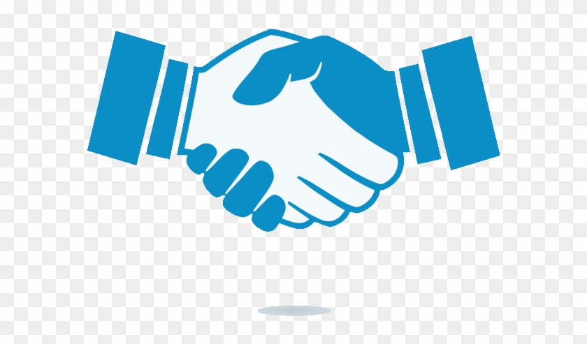 Shaking Hands Business People Who Checkmark Icon - Hand Shake Icon Transparent #261761