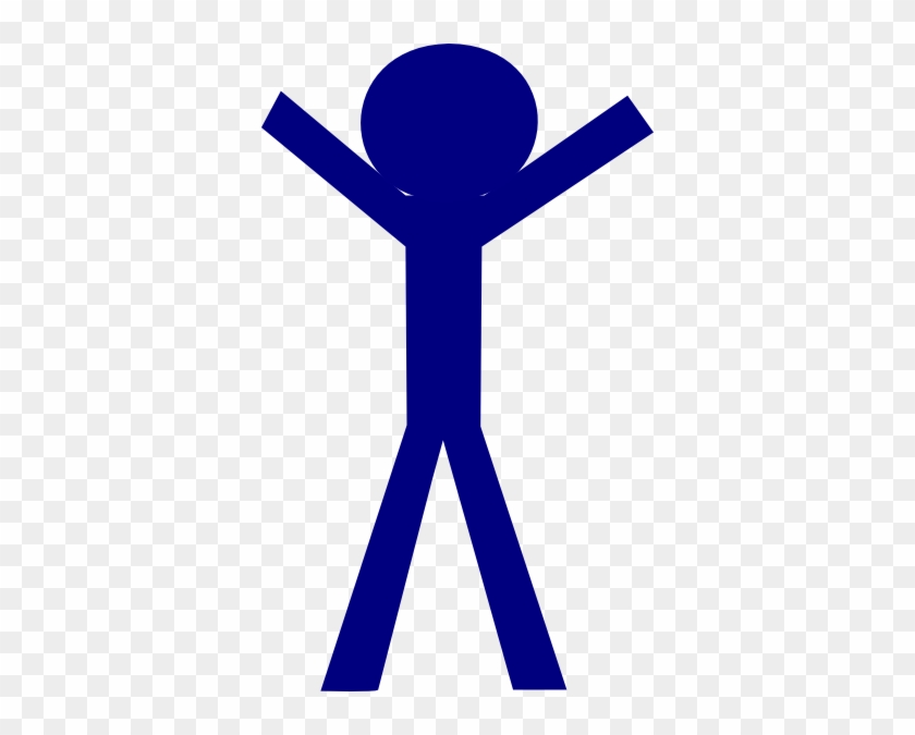 Blue Stick Figure Png #261774