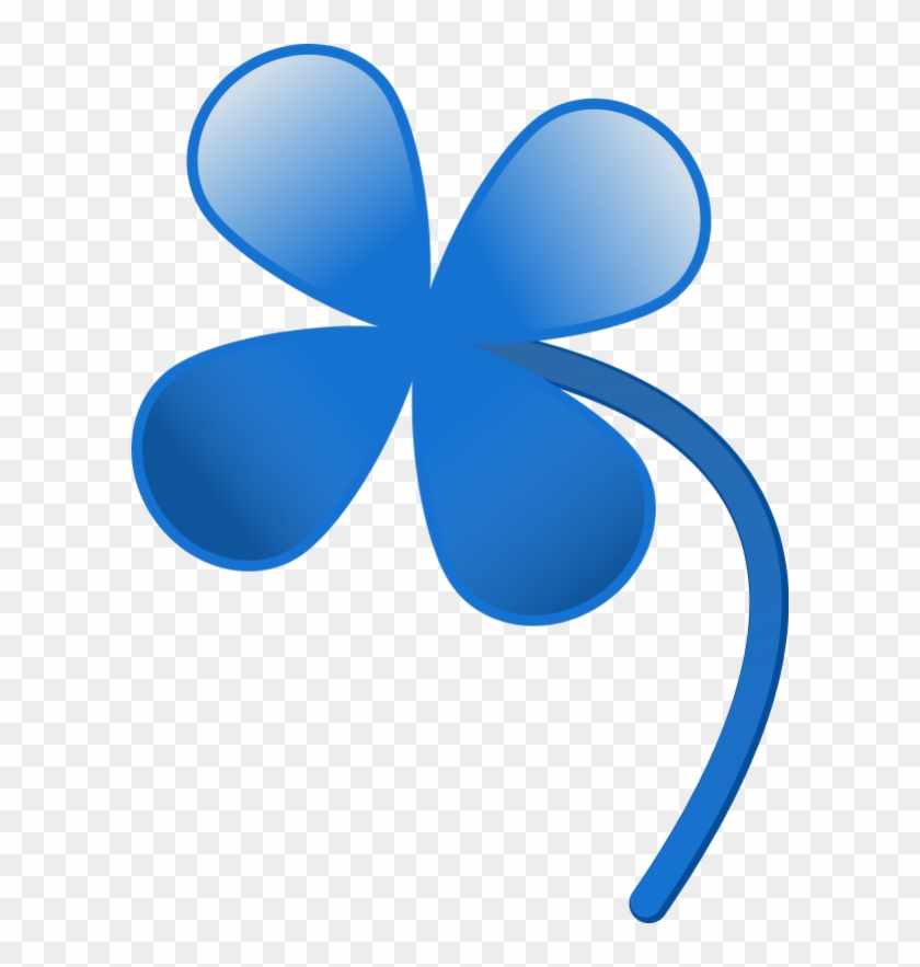 Other Popular Clip Arts - Blue 4 Leaf Clover #261802