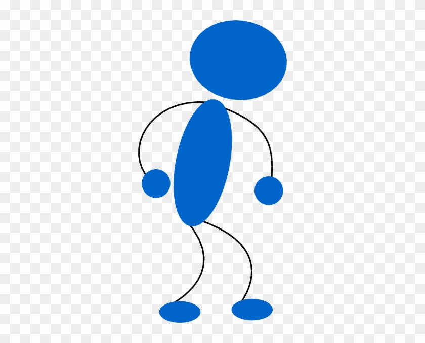 Free Vector Blue Man Clip Art - Blue Man Clip #261812