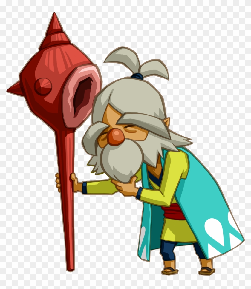 Artwork Of Oshus - Zelda Phantom Hourglass Characters #261883