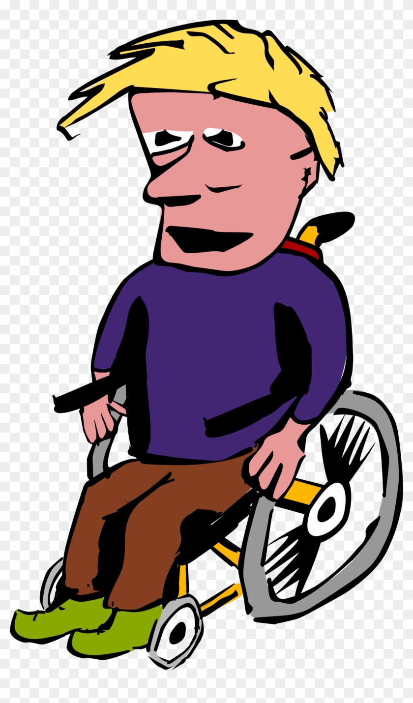 Man In Wheelchair - Orang Di Kursi Roda Animasi #261905