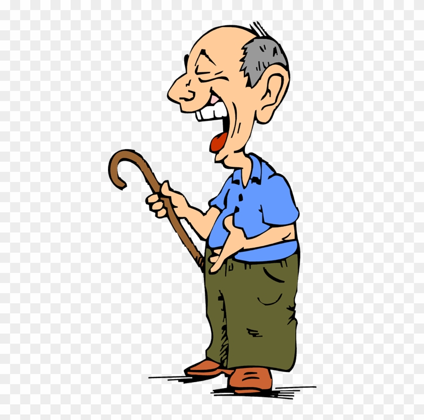 People Laughing Clipart - Old Man Laughing Cartoon #261906