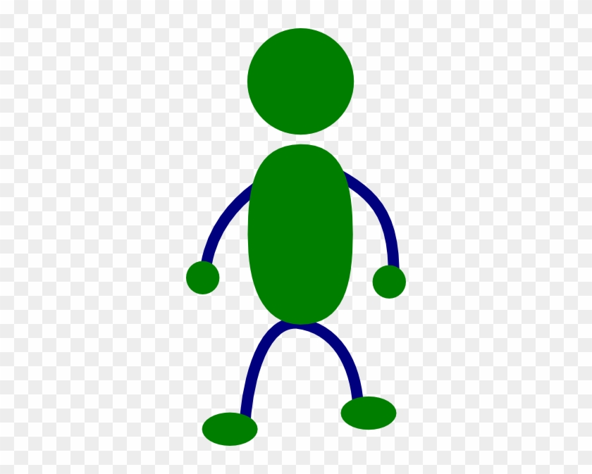 Standing Stick Man Clip Art - Stick Figure #261908