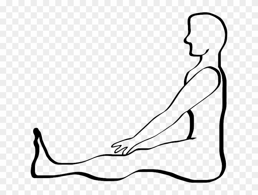 Outline Of A Person - Draw A Person Sitting Step #261918