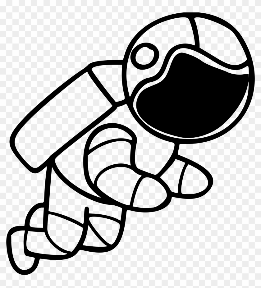 Big Image - Clip Art Of Space Man #261945