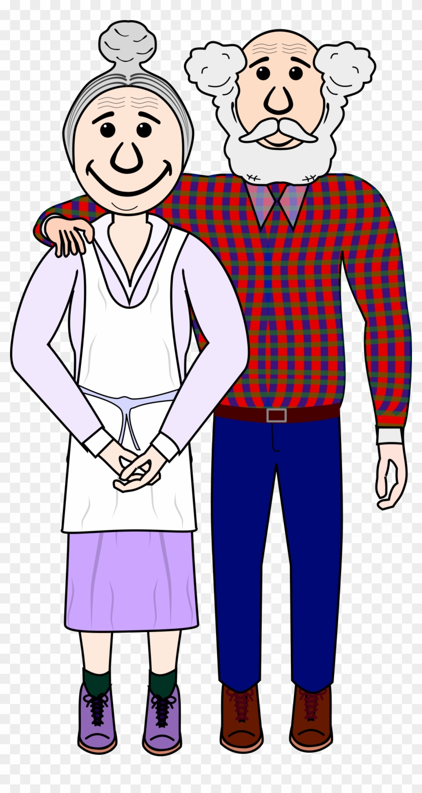 Old Couple Cliparts - Oma Und Opa Clipart #261975
