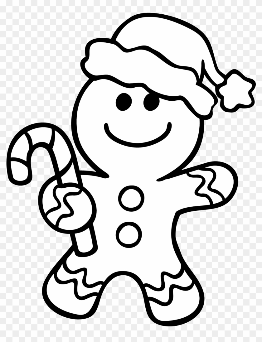 Gingerbread Man Coloring Pages - Color By Sight Word Christmas #262037