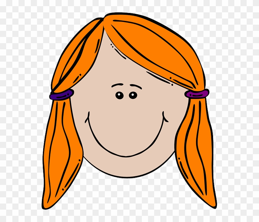 Ginger Girl Clip Art - Chewing Gum Cartoon Gif #262044