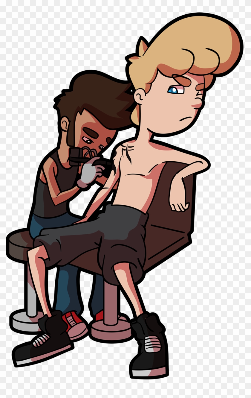 Original Tattoo Ideas For Men - Getting A Tattoo Cartoon - Free Transparent PNG Clipart Images Download Original Tattoo Ideas For Men - Getting A Tattoo Cartoon - Free Transparent PNG Clipart Images Download