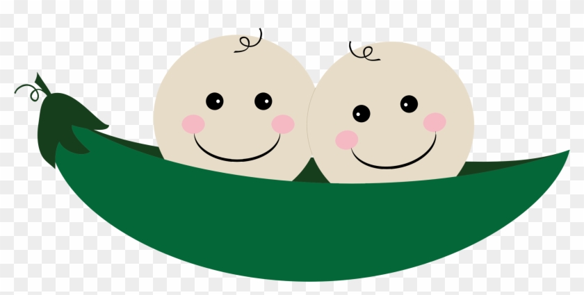 Pea Clipart Three - Two Peas In A Pod Clipart #262102