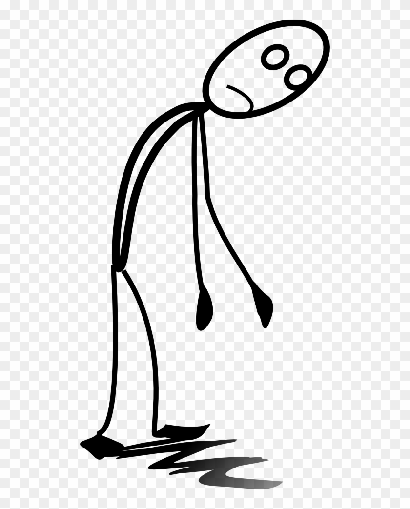 Clipart Al Tired 35c0 - Tired Stick Figure #262120