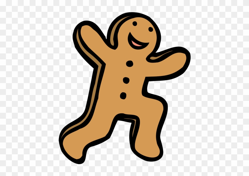 Gingerbread Man - Running Gingerbread Man Png #262148