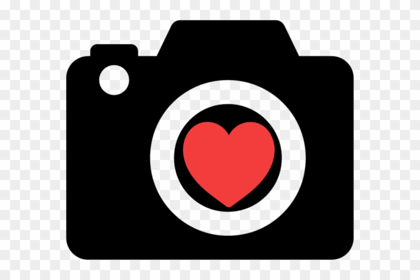 Free Download Heart Brings Us All Together - Camera Logo With Heart #262167