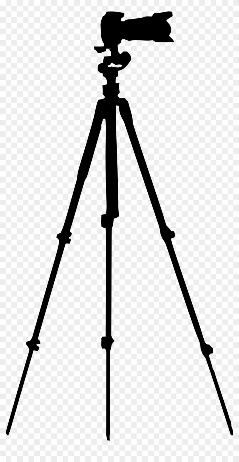 Camera On Tripod Silhouette - Celestron Regal Premium Photo Tripod 82052 #262172
