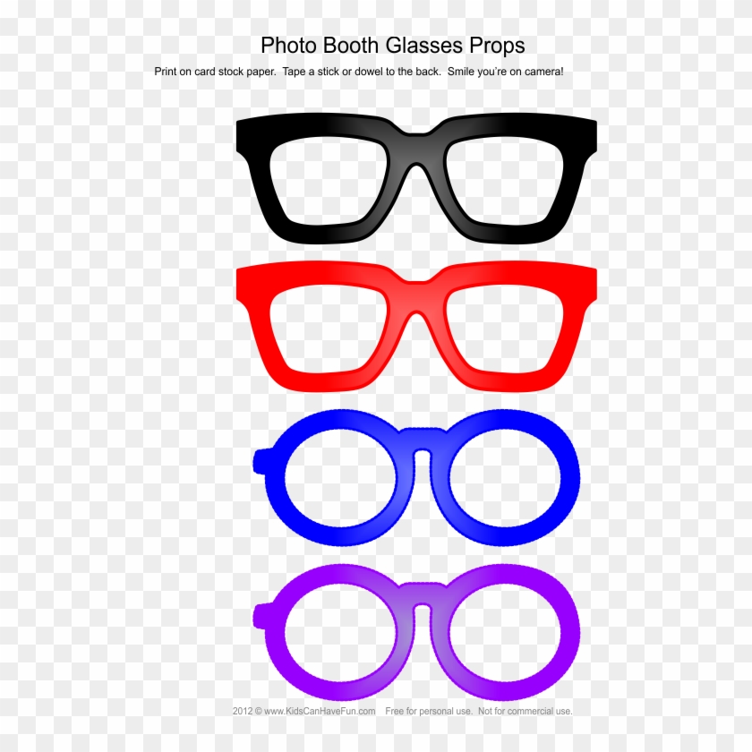 Glass Clipart Photobooth - Glasses Frames Photo Booth #262186