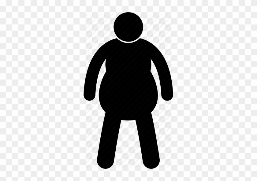 Fat, Heavy, Man, Obese, Person, Size, Weight Icon Icon - Fat Person Png #262233
