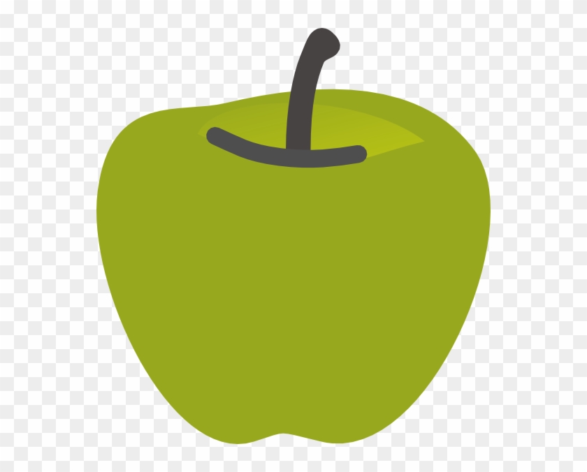 Green Apple 2 Clip Art - Green Apple Png Cartoon #262288